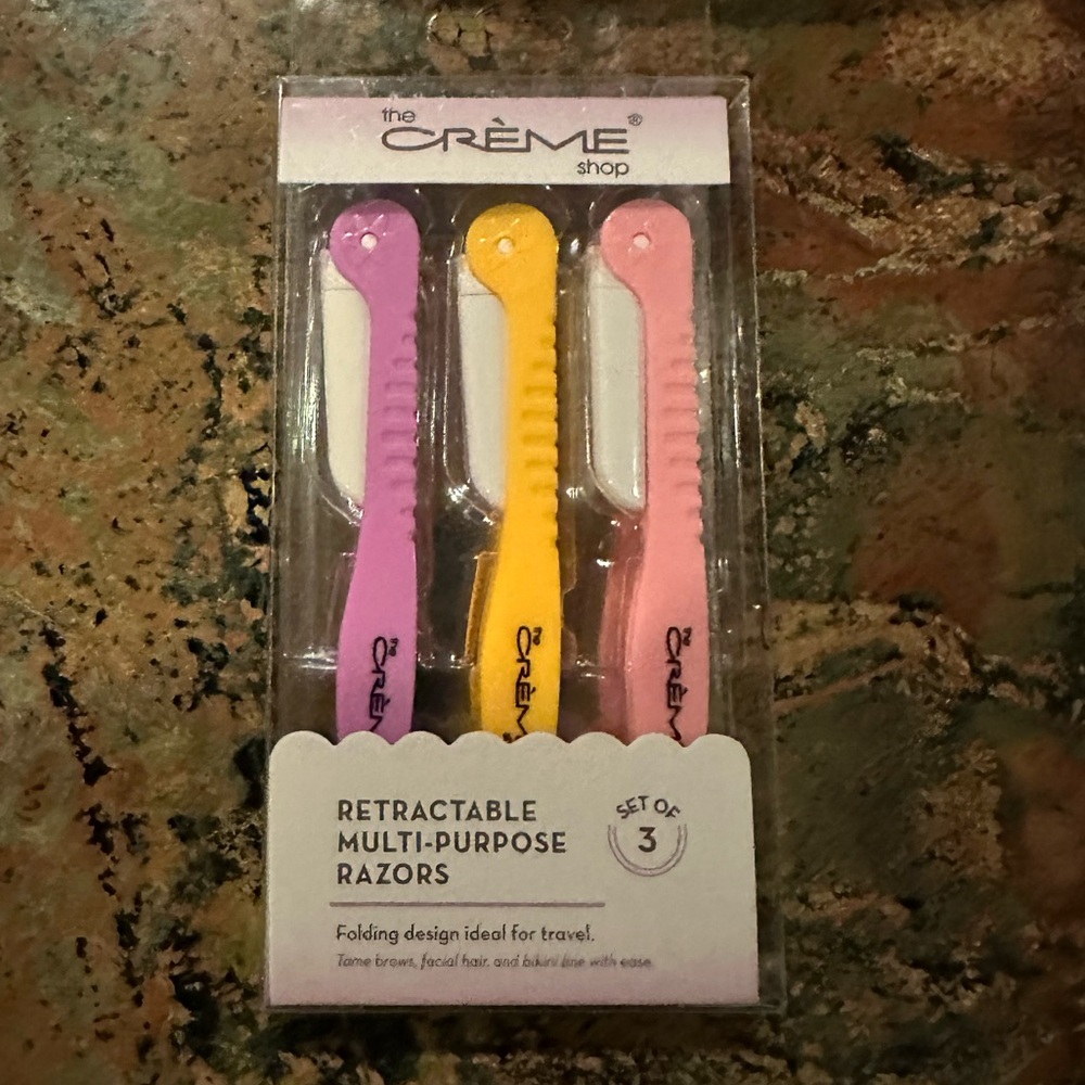 Crème Shop Retractable Multi Purpose Razors
